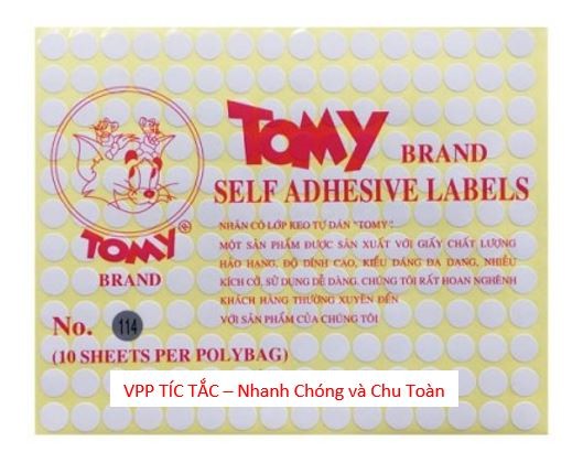 Nhãn Tomy (số 114)