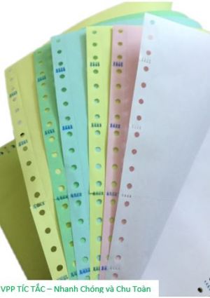 Giấy liên tục (6 liên khổ 21x14 cm -A5 -> T-H-V-XD-XL-V)