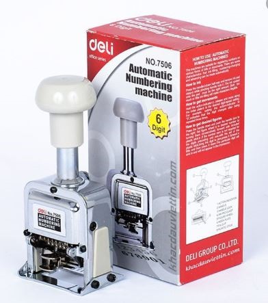 Dấu nhảy 6 số Deli 7506