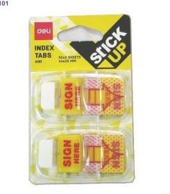 Giấy phân trang 45*25mm màu lẫn (Signhere Deli-EA10101)