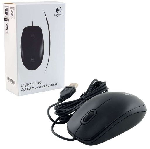 Chuột vi tính Logitech B100 (Chuột có dây)