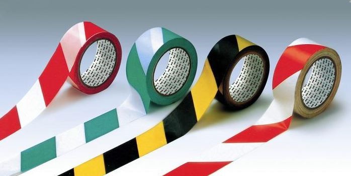 Băng keo PVC 48mm (dán nền 18m xanh lá, vàng đen, đỏ)