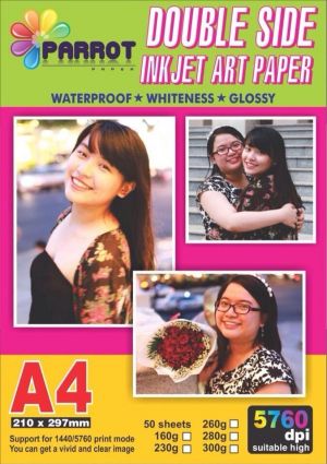 Giấy Coucher A4 (230gsm 2 mặt  mờ)