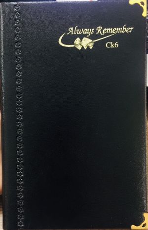 Sổ CK6 dày