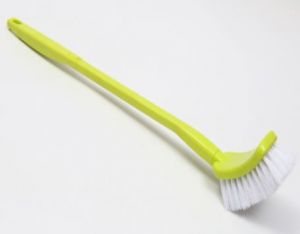 Cọ cong nhỏ (cọ toilet cong vuông cán dài)