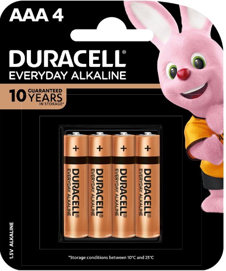 Pin Duracell 3A chính hãng (vĩ 4 viên)
