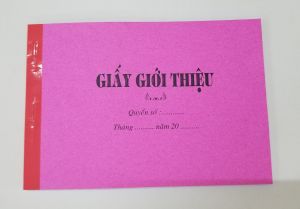 Giấy giới thiệu (giấy for 70, trắng đẹp)