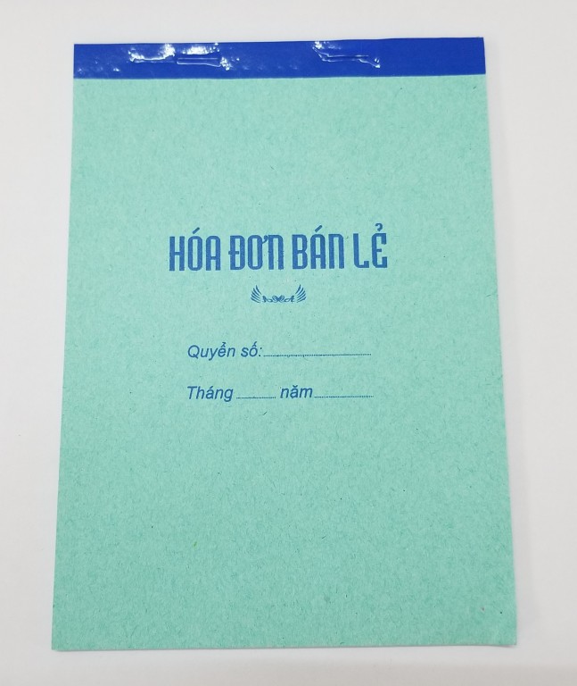 Hóa đơn bán lẻ 1 liên (giấy tái sinh)
