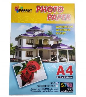 Giấy in ảnh A4 115gsm — cho máy in phun