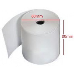 Giấy nhiệt khổ 80x60 (giấy cảm nhiệt, in bill)