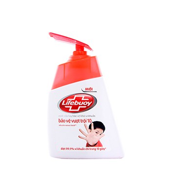 Nước rửa tay Lifebuoy chai nhỏ 180g