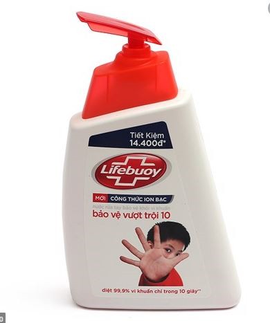 Nước rửa tay Lifebuoy chai 450g