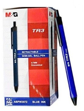 Bút bi MG 3072 (ngòi 0.7mm, XANH) thay Double