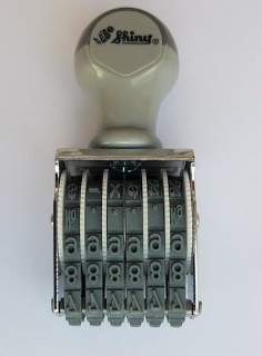 Dấu Số Xoay N46 (6 số 4mm)