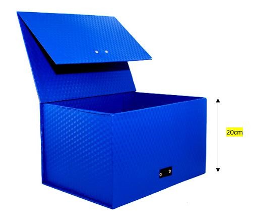 Bìa hộp vuông 20cm (Nitrasa 12c/thùng)