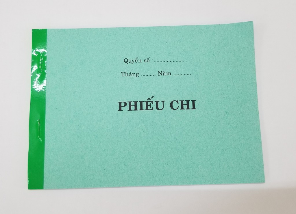 Phiếu chi 1 liên (13*19 - giấy tái sinh)
