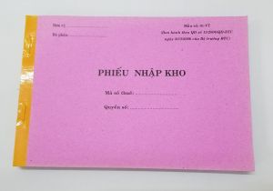 Phiếu nhập kho 3 liên (13*19 50 bộ)
