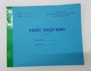Phiếu nhập kho 2 liên (16*20 50 bộ)