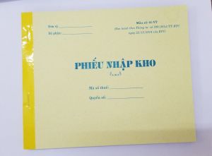 Phiếu nhập kho 3 liên (16*20 50 bộ)