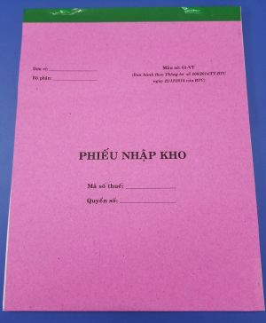 Phiếu nhập kho 2 liên (20*25 50 bộ)