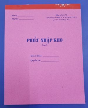 Phiếu nhập kho 3 liên (20*25 50 bộ)