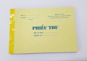 Phiếu thu 3 liên (13*19 50 bộ)