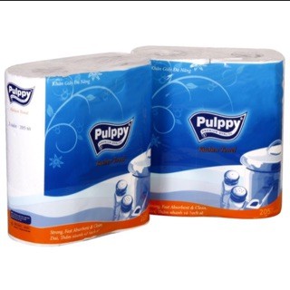 Khăn giấy đa năng Pulppy (khăn bếp, lốc=2 cuộn)