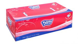 Giấy lụa hộp Pulppy 5 hộp - 1 lốc 5 hộp