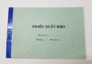 Phiếu xuất kho 1 liên (13x19 giấy tái sinh)