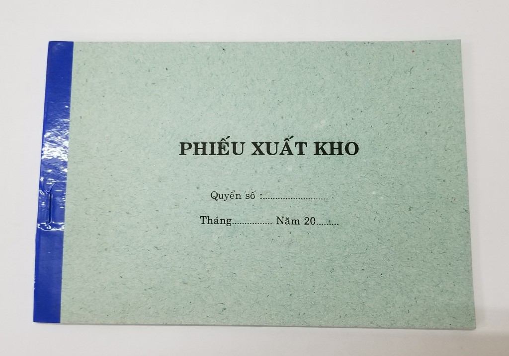 Phiếu xuất kho 1 liên (13x19 giấy tái sinh)