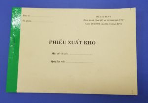 Phiếu xuất kho 2 liên (13x19 50 bộ)