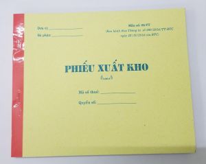 Phiếu xuất kho 3 liên (16*20 50 bộ)