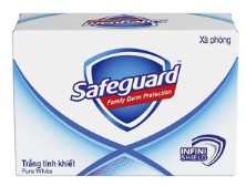 Xà bông SafeGuard cục 115g (trắng)
