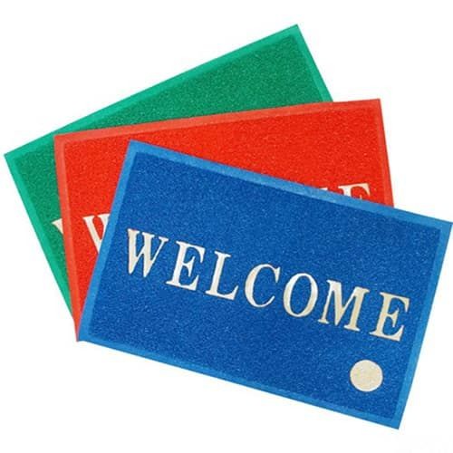 Thảm cao su welcome 60*90 (xanh lá)