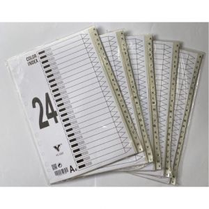 Bìa Phân trang nhựa 24 chữ VC