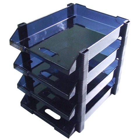 Kệ 5 tầng trụ mica (TTM) đen