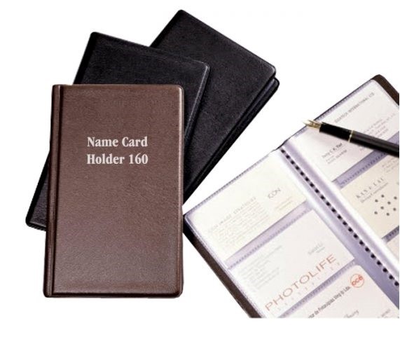 Sổ namecard bìa da đen YaPeng 160